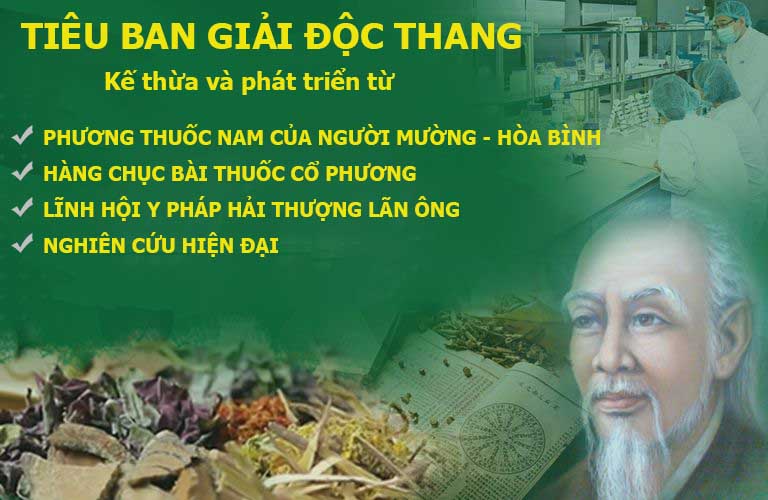Bài thuốc Tiêu ban Giải độc thang được nghiên cứu bài bản