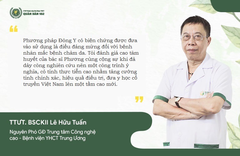 Thầy thuốc Lê Hữu Tuấn đánh giá cao phương pháp Đông Y có biện chứng tại Quân dân 102