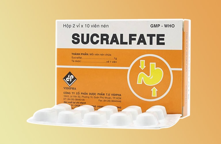 Thuốc giảm đau thượng vị Sucralfat