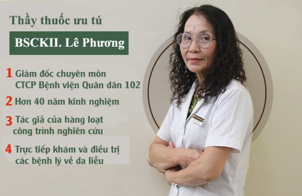 TTƯT. BS Lê Phương với hơn 40 năm kinh nghiệm chữa bệnh viêm da