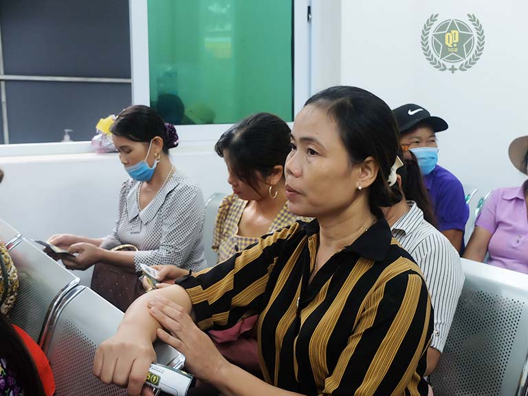 Nhiều người bệnh tin tưởng lựa chọn Quân dân 102