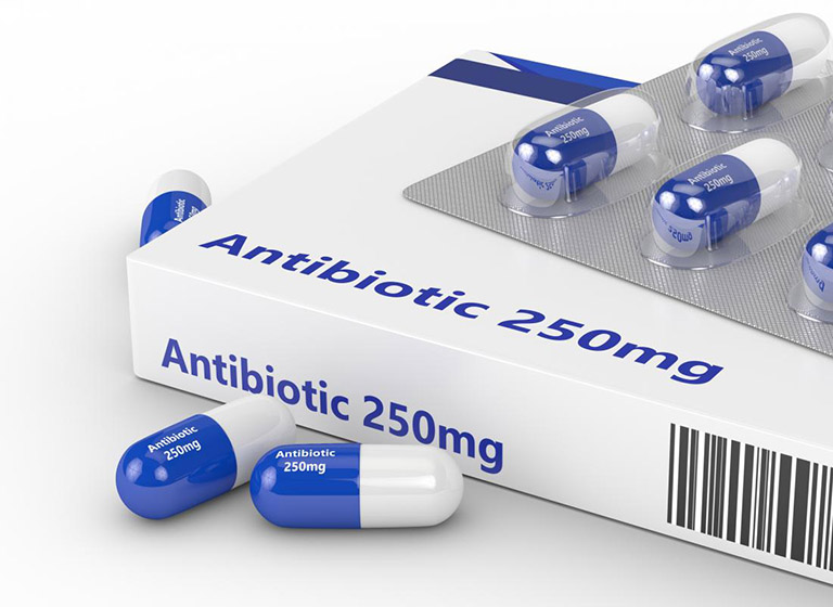 Thuốc kháng sinh chỉ định sử dụng cho các trường hợp bị viêm phế quản do vi khuẩn gây ra