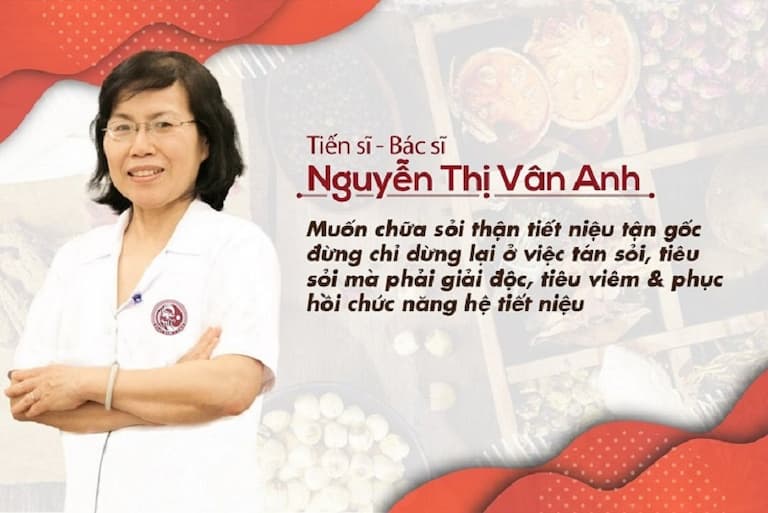 Bác sĩ Nguyễn Thị Vân Anh đã có nhiều năm kinh nghiệm thăm khám và điều trị sỏi thận