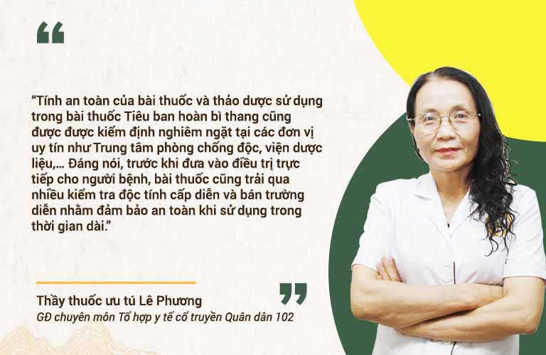 Bác sĩ Phương chia sẻ Tiêu ban hoàn bì thang Bác sĩ Phương chia sẻ Tiêu ban hoàn bì thang