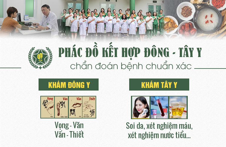 Việc kết hợp khám Đông Y và khám Tây Y giúp kết quả chẩn đoán được chính xác hơn Việc kết hợp khám Đông Y và khám Tây Y giúp kết quả chẩn đoán được chính xác hơn