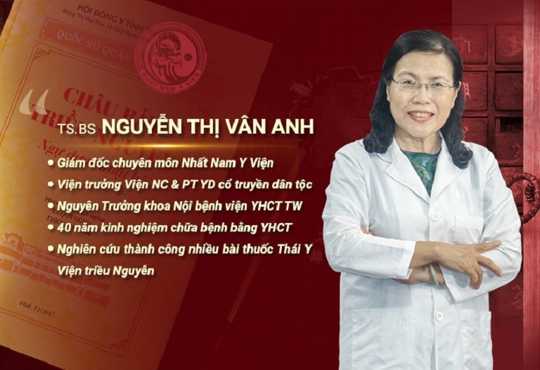 Tiến sĩ, Bác sĩ CKII Nguyễn Thị Vân Anh, Giám đốc phụ trách chuyên môn Nhất Nam Y Viện