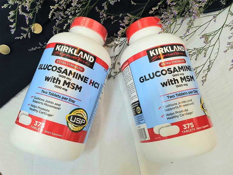 Glucosamine HCL 1500mg Kirkland của Mỹ là sản phẩm hỗ trợ giảm đau nhức xương khớp và thúc đẩy quá trình sản sinh chất nhờn tự nhiên ở người già