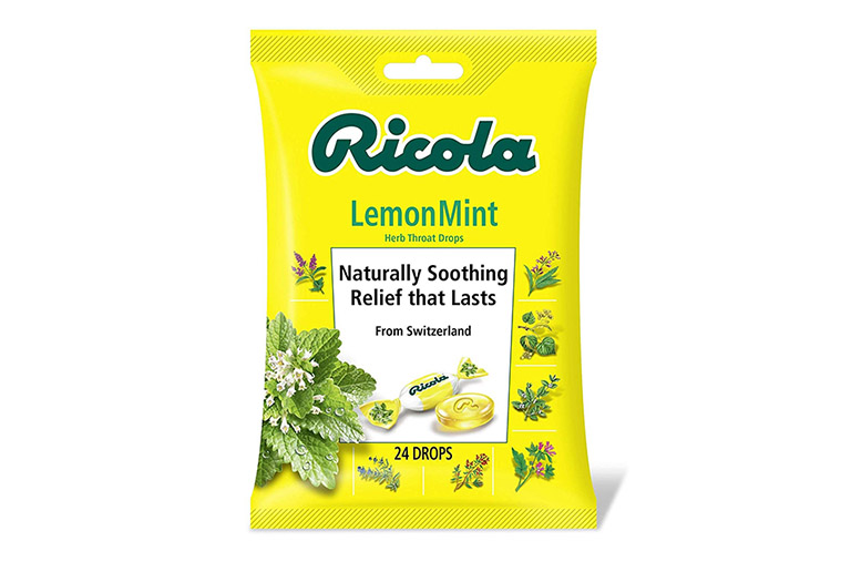 Thuốc ngậm trị ho Ricola Lemon mint