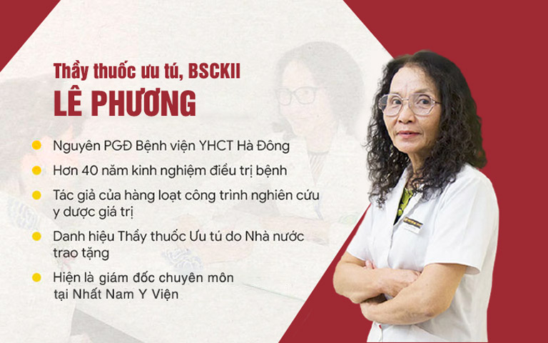 Thầy thuốc ưu tú Lê Phương với hơn 40 năm kinh nghiệm điều trị bệnh mề đay mẩn ngứa