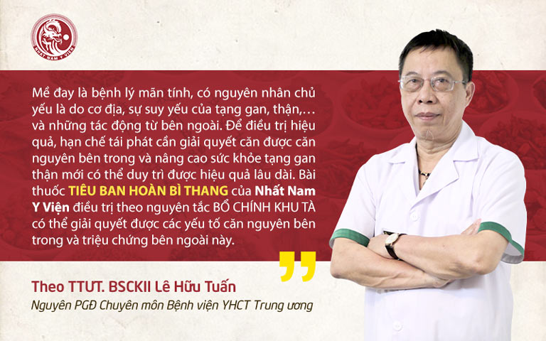 Bác sĩ Lê Hữu Tuấn đánh giá hiệu quả của Tiêu Ban Hoàn Bì Thang