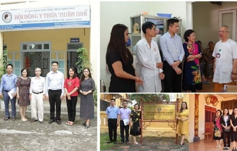 Bác sĩ Vân Anh cùng các cộng sự đến Huế thu thập tài liệu về bài thuốc cổ Thái Y Viện