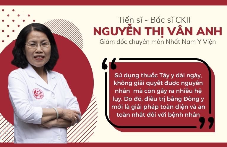 Tiến sĩ, Bác sĩ Nguyễn Thị Vân Anh - chuyên gia có hơn 40 năm kinh nghiệm chữa bệnh dạ dày