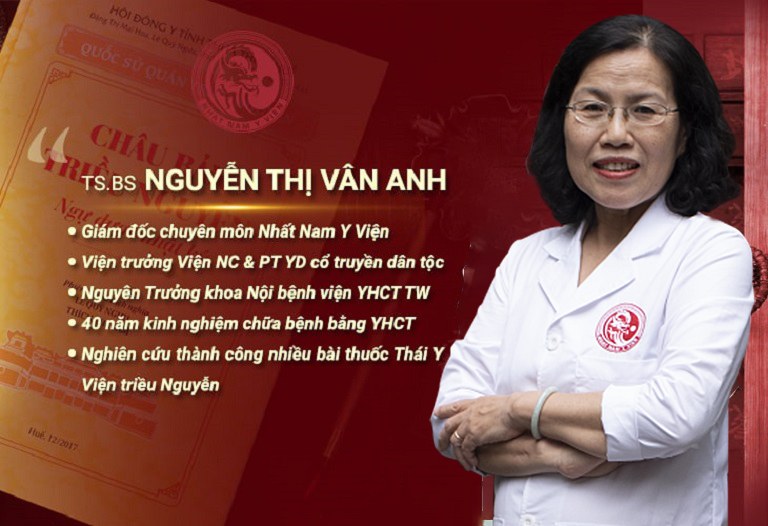 Bác sĩ Vân Anh có nhiều năm kinh nghiệm điều trị bệnh bằng YHCT