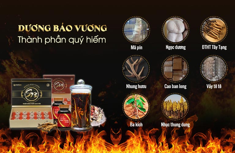 Dương Bảo Vương - Sự hòa quyện giữa hơn 50 thảo dược quý hiếm, tốt cho sinh lý phái mạnh