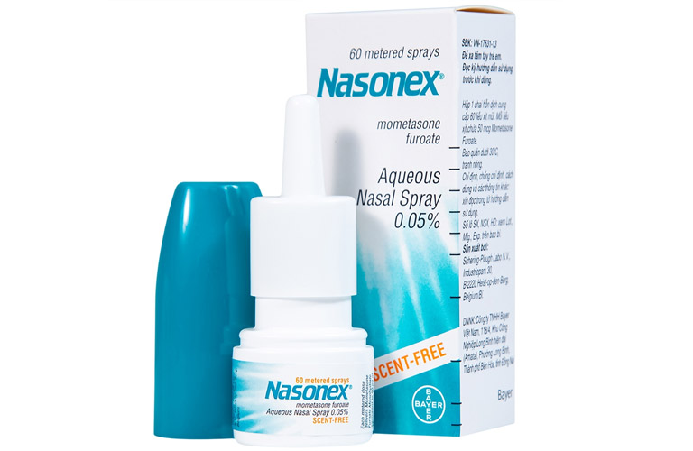 Nasonex 0,05% giảm nhanh ngạt mũi, ngứa mũi