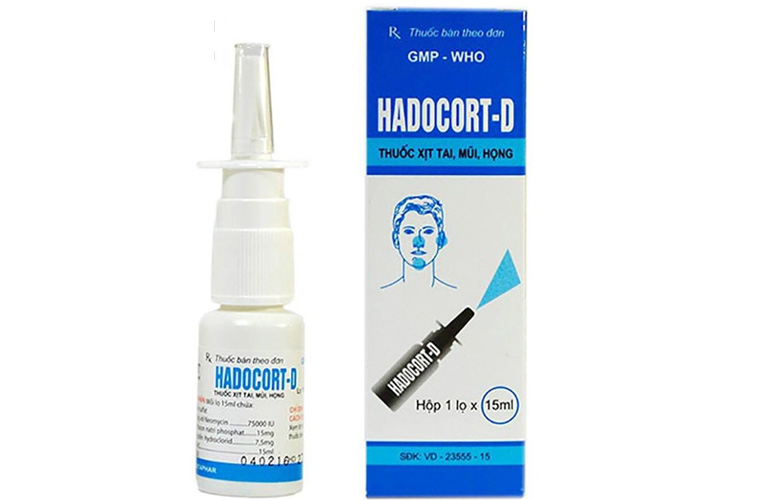 Hadocort D kiểm soát tốt các triệu chứng viêm mũi